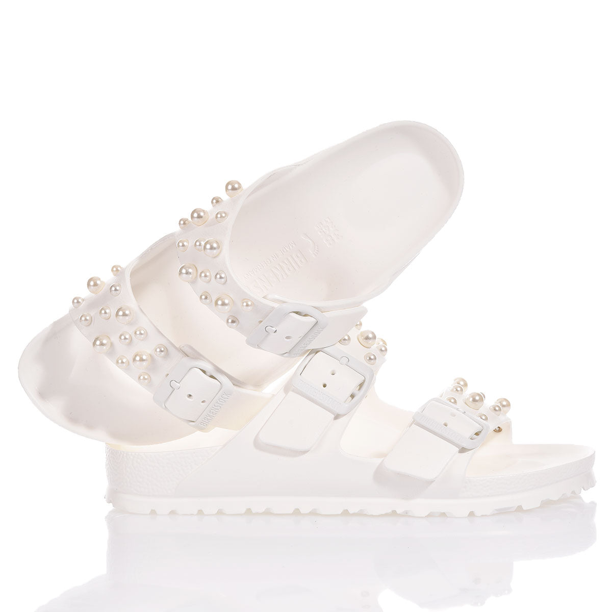 Birkenstock Arizona White Pearls
