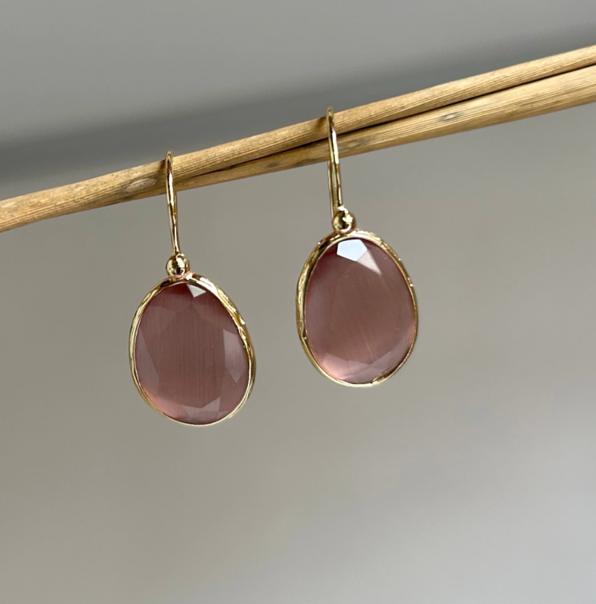 Boucles d'oreilles LECCE Litchi