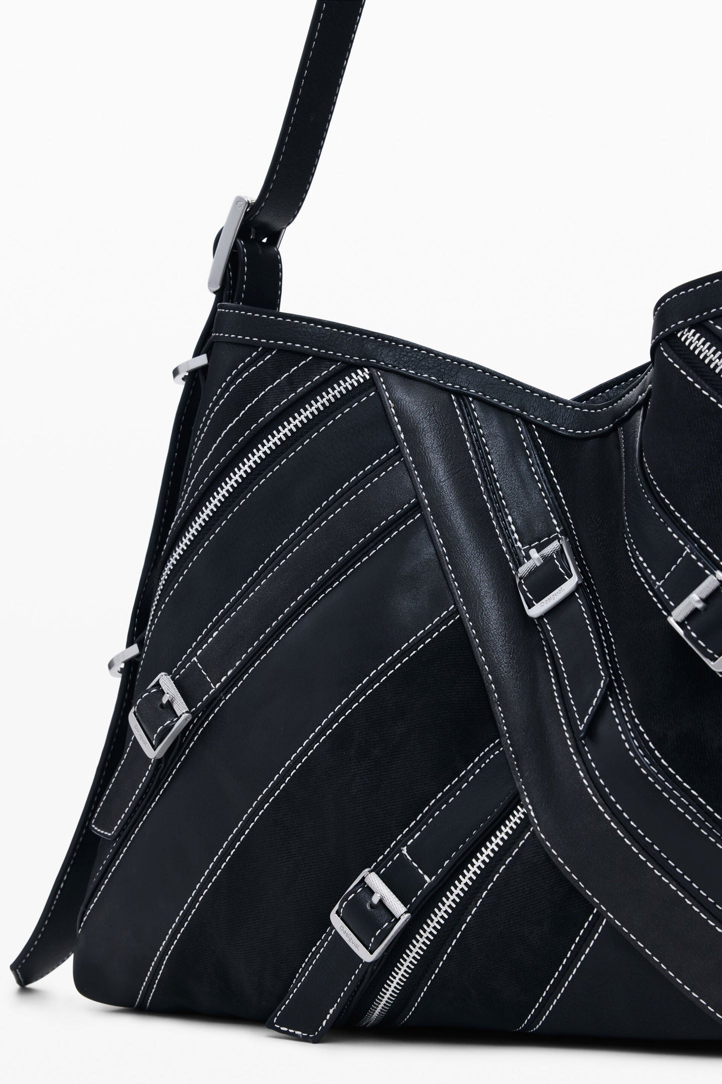 DESIGUAL Borsa Donna a Spalla Nera Fibonacci Buxton
