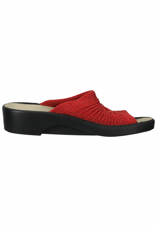 Arcopedico 1301 Ciabatta In Knitted Classic Aperta SPLASH I 06 Red