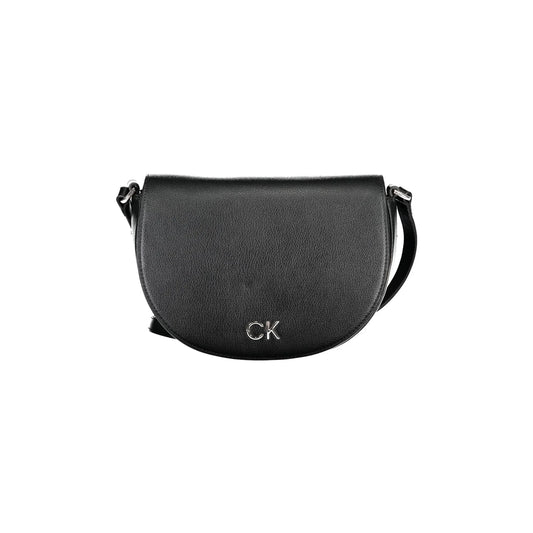 Calvin Klein Borsa Donna Nera a Tracolla con Chiusura Magnetica