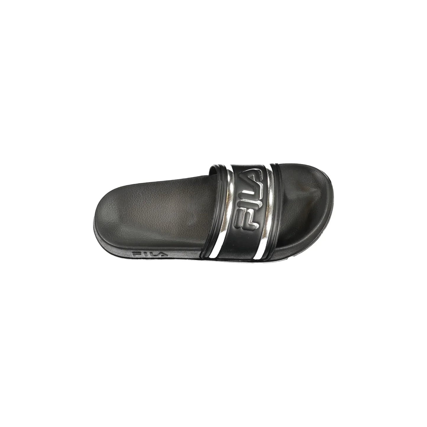 FILA Ciabatte Donna Nere Morro Bay con Dettagli Silver