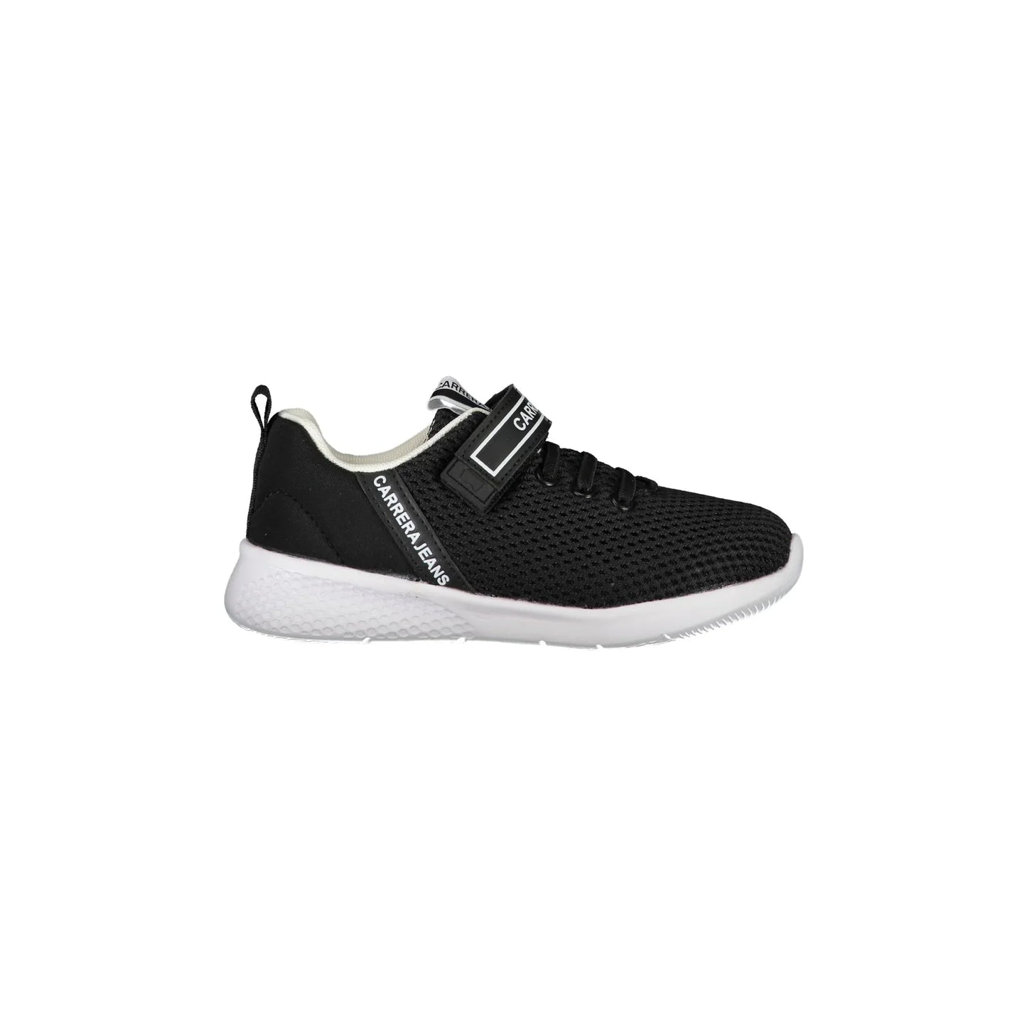 CARRERA Calzatura Sportiva Bambino Nera con Lacci Elastici e Strap