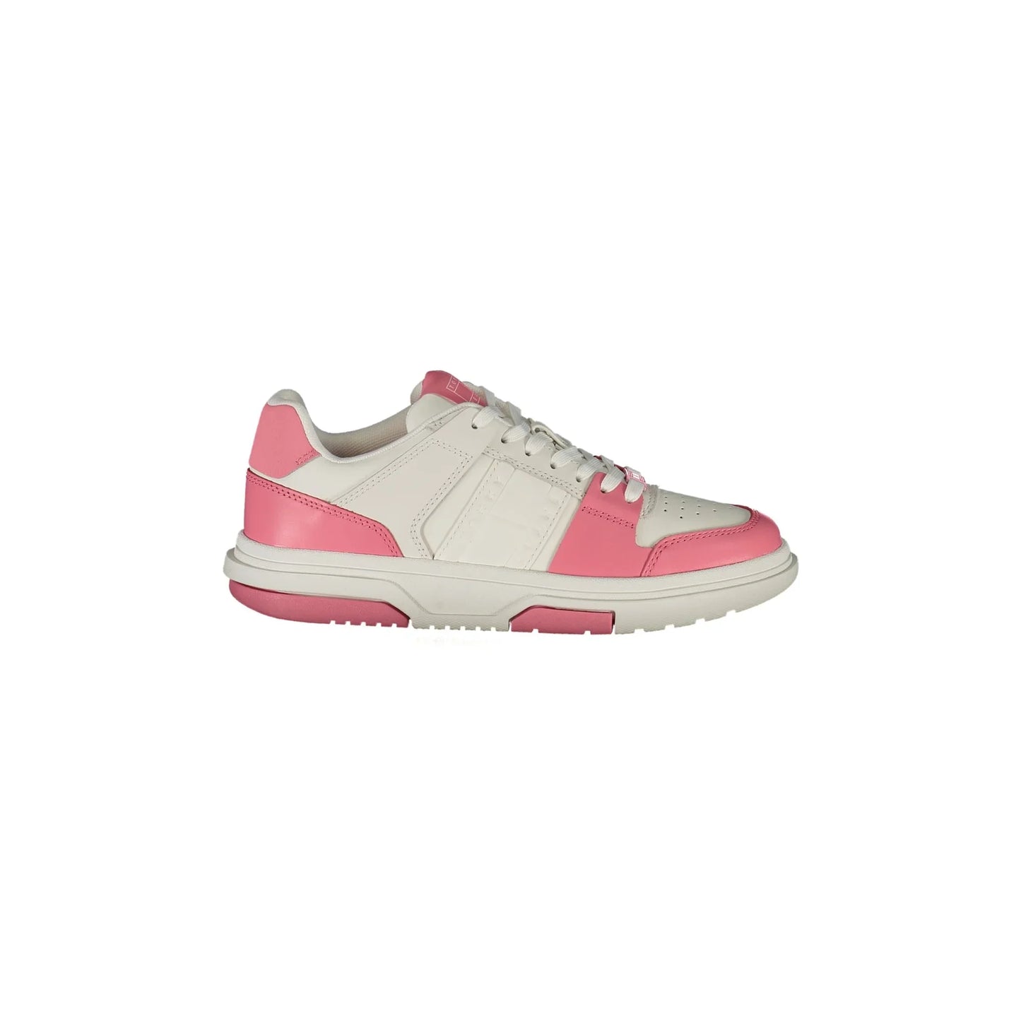 TOMMY HILFIGER Scarpe Sneakers Donna Rosa con Dettagli a Contrasto