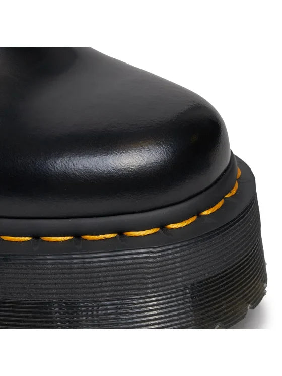 DR. MARTENS Stivaletti Donna Neri Jadon Polished Smooth