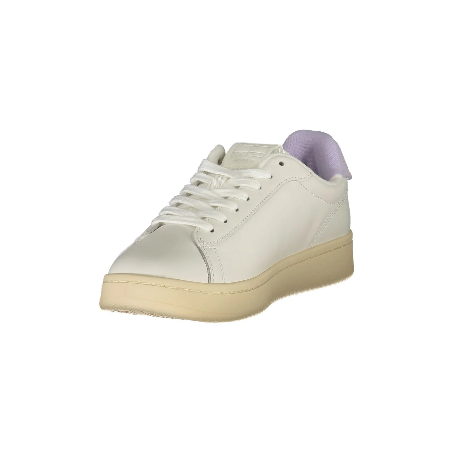 TOMMY HILFIGER Sneakers Donna Bianche con Dettagli in Glicine