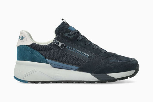 Allrounder Venice – Sneaker donna in camoscio e tessuto con zip laterale e plantare estraibile