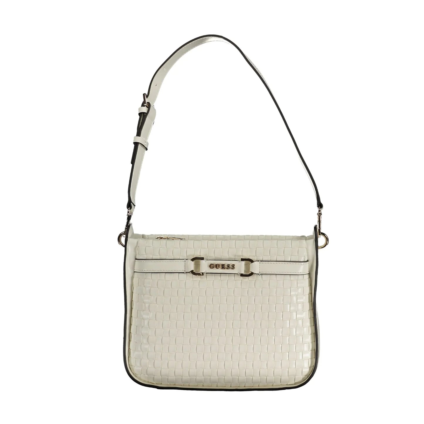 GUESS JEANS Borsa Donna MAJKA Bianca con Manico Regolabile