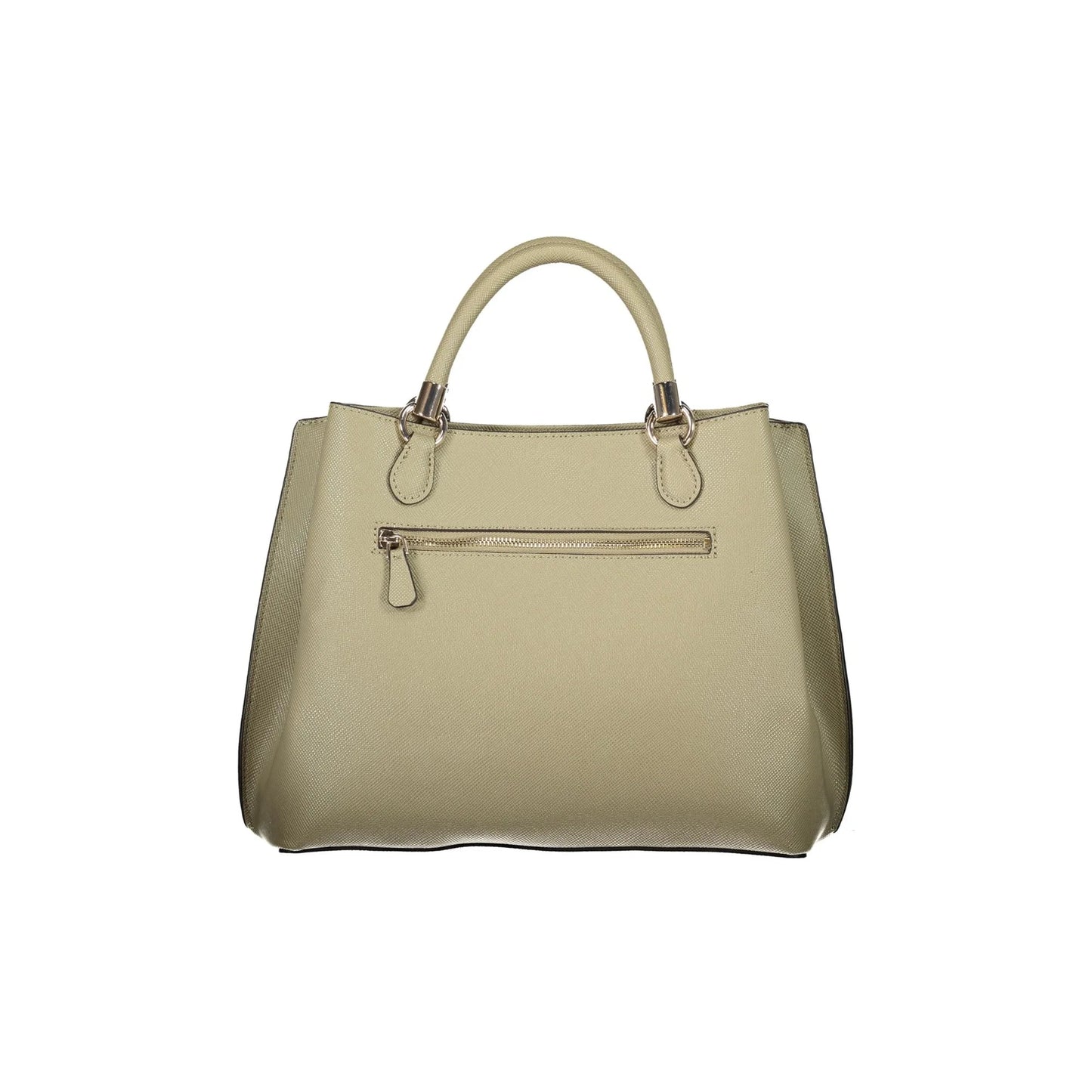 Guess Jeans Borsa Donna Verde Gizele con Tracolla e Doppi Manici