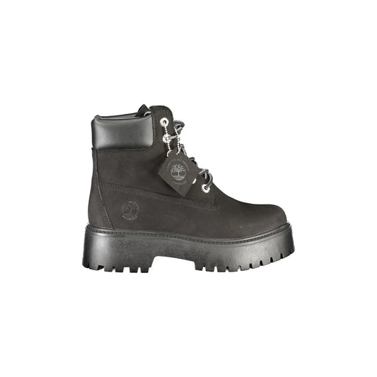 TIMBERLAND Stivaletti Donna Neri Stone Street 6 Inch Waterproof