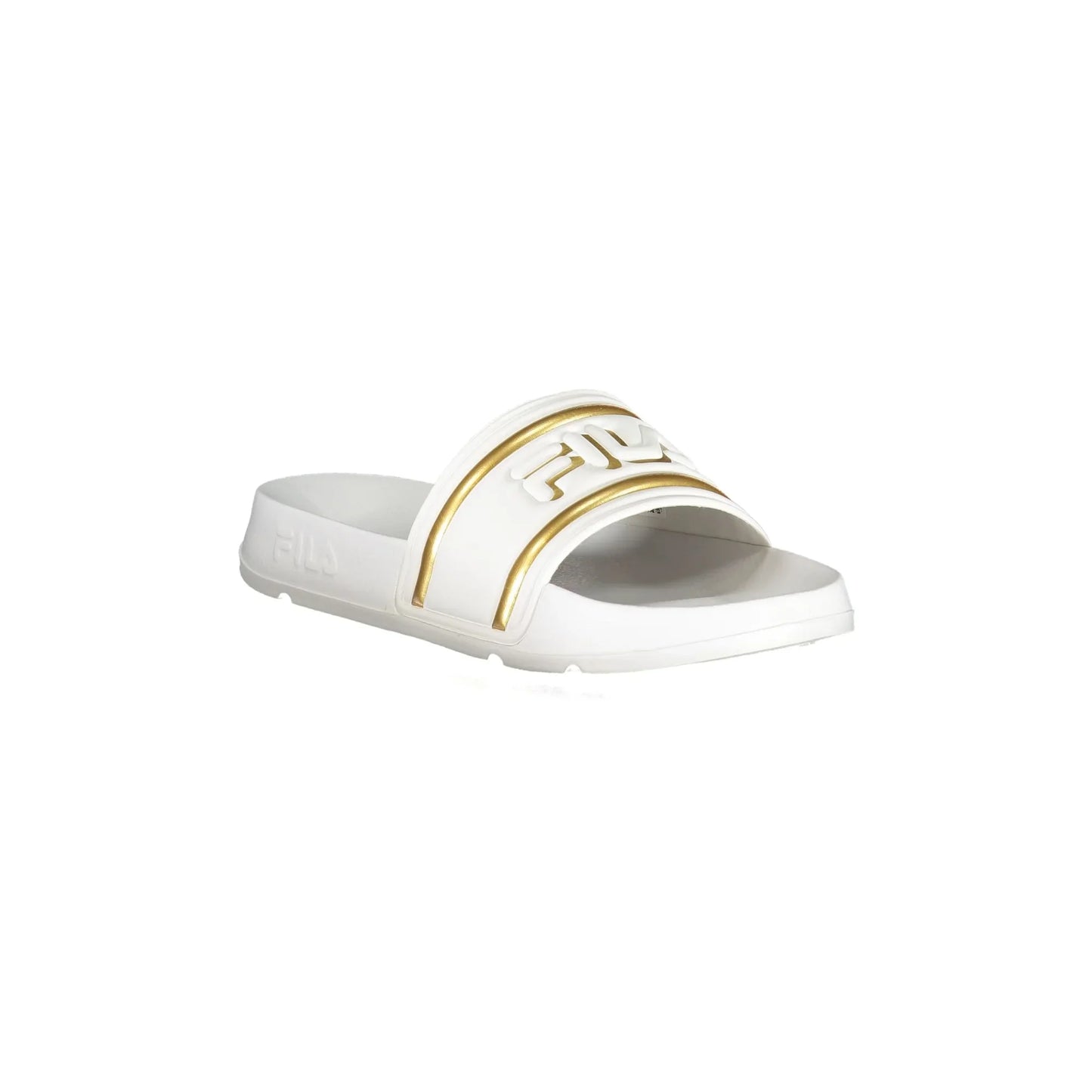 FILA Ciabatte Donna Bianche Morro Bay con Logo a Contrasto