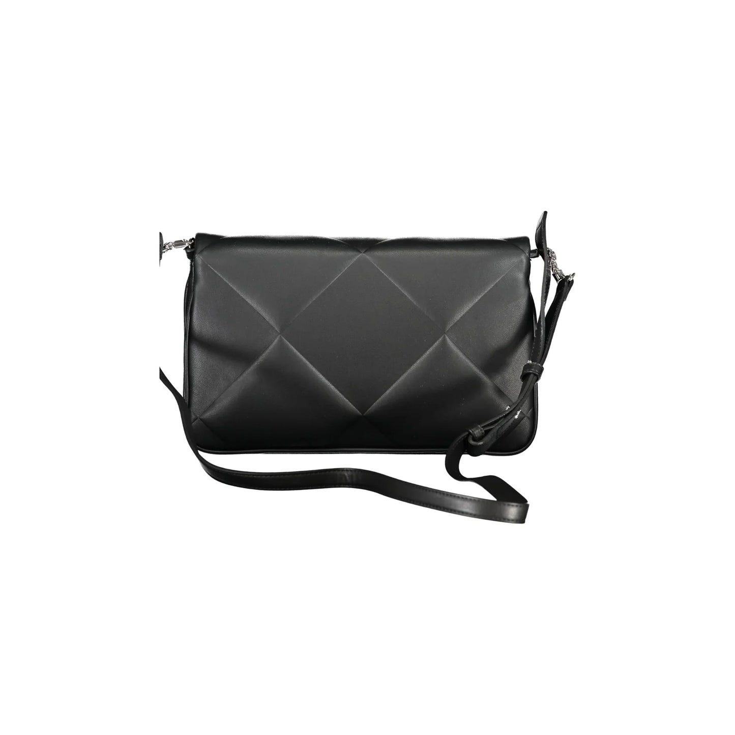 Calvin Klein Borsa Donna Nera con Tracolla Regolabile e Dettagli a Contrasto