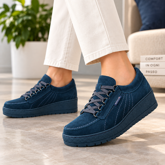 MEPHISTO LADY | Donna Originals Blu Pelle Scamosciato