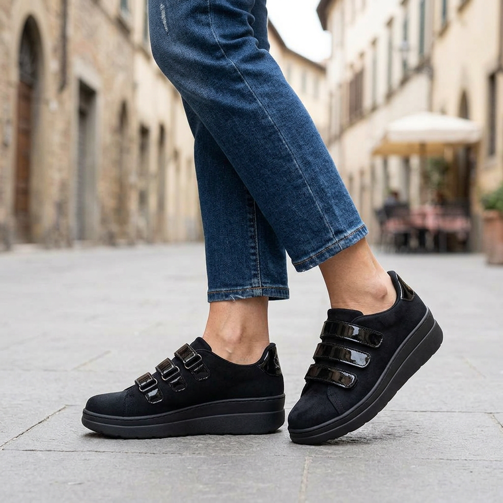 Federica Flex nere indossate, formato quadrato