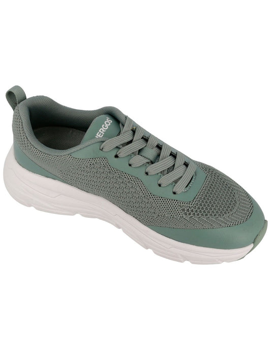 Sneaker Donna Hergos H3800 Shanghai – Tessuto Tecnico Verde Salvia