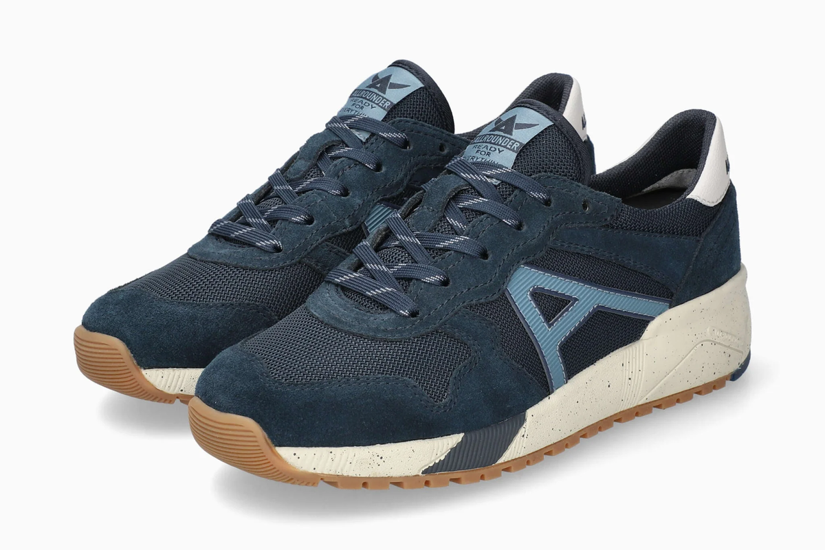 Sneaker donna Allrounder Vitesse2 blu navy, vista frontale della coppia
