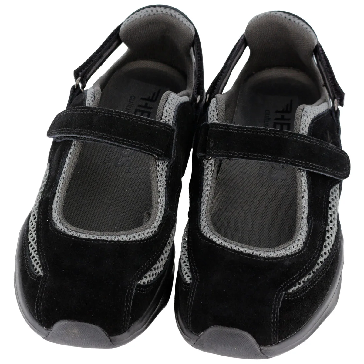 Scarpa Donna Hergos Olympia – Linea TECNA | Camoscio e Rete Nero