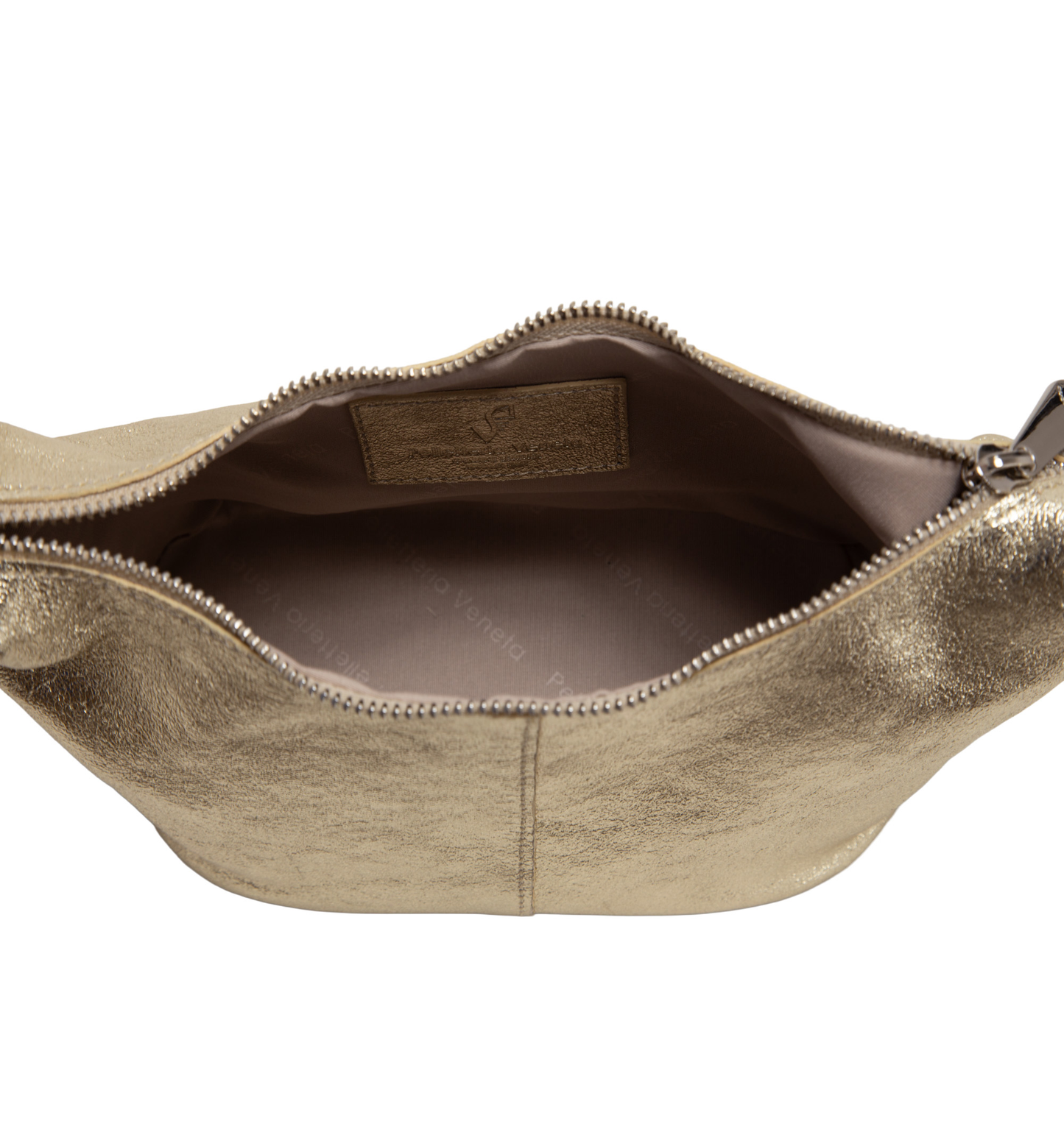 Borsa a Mano in Pelle Laminata L25802 Oro – Pelletteria Veneta