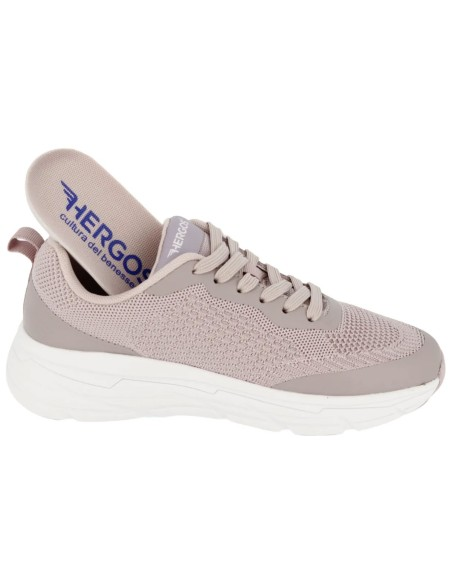 Hergos H3800 Shanghai sneaker donna rosa - vista posteriore coppia
