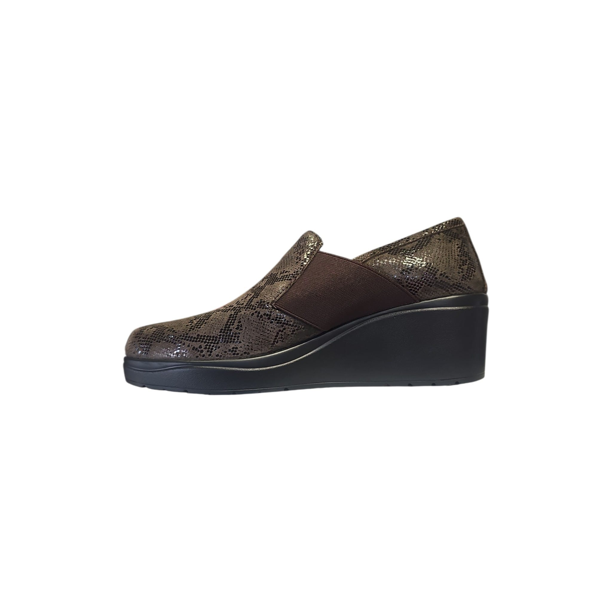 Scarpa Melluso K53021 con elastico laterale, vista del lato interno