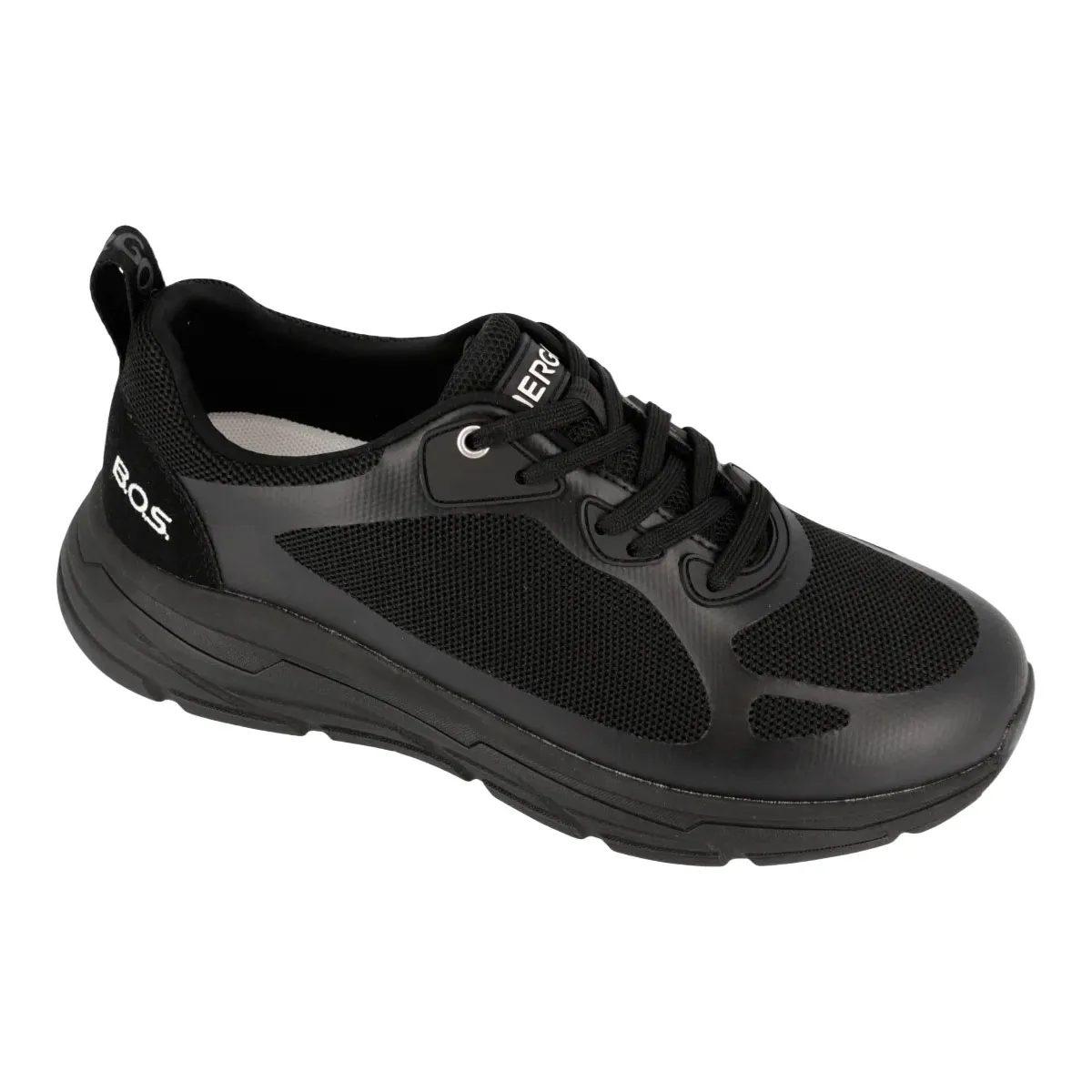Sneaker Donna Hergos Hong Kong – Ultraleggera Tessuto Nero | Suola Ergonomica