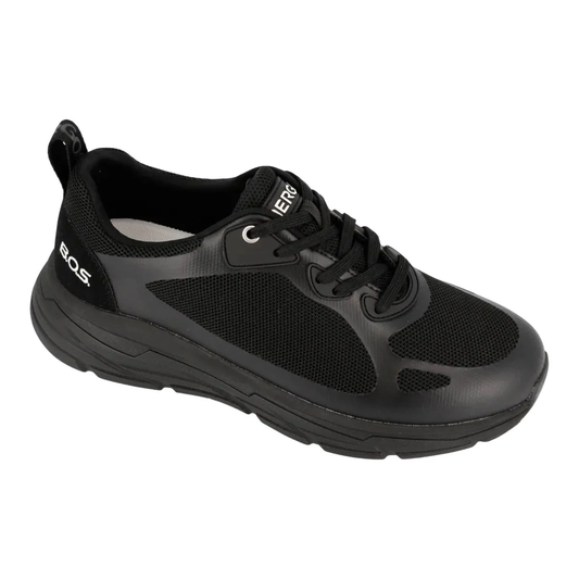 Sneaker Donna Hergos Hong Kong – Ultraleggera Tessuto Nero | Suola Ergonomica