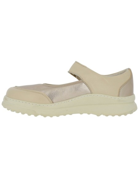 Hergos H9630 ballerina donna vitello panna platino - vista suola