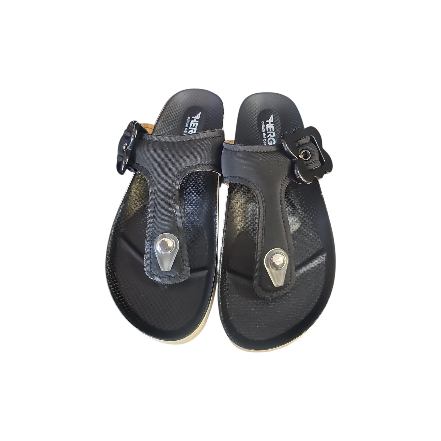 Infradito  Donna Hergos – Comoda, Elegante e Sicura | Nero