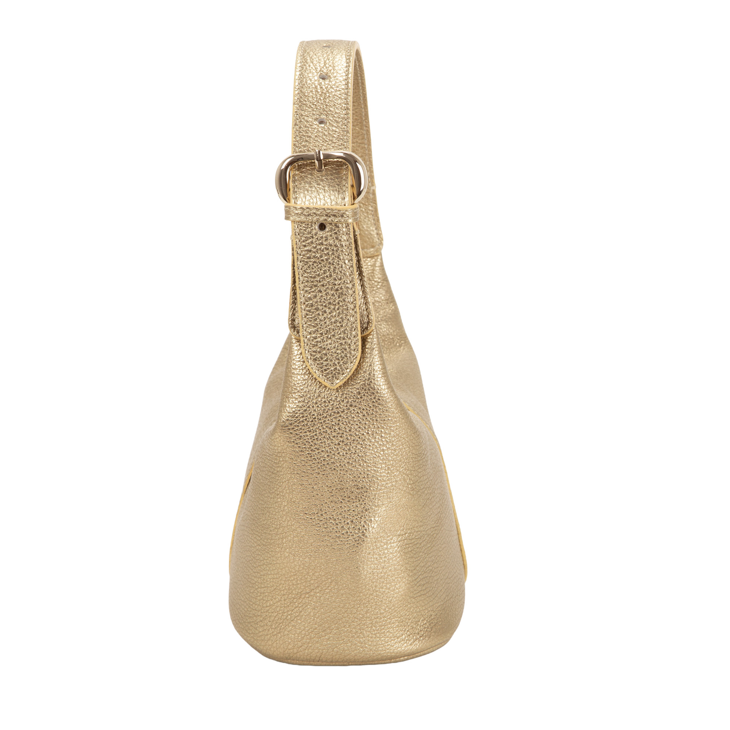 Borsa a Mano in Pelle Laminata L25802 Oro – Pelletteria Veneta