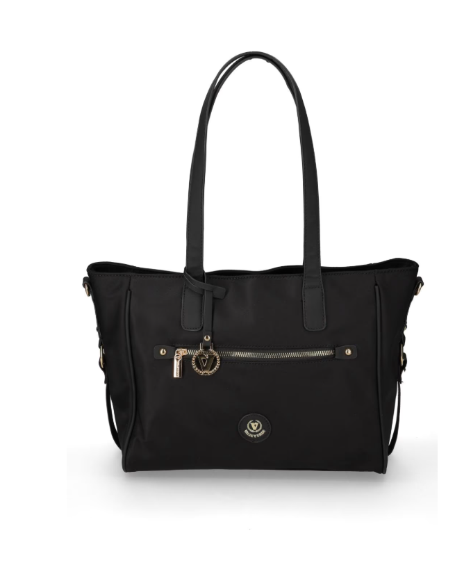 Borsa shopping donna Valleverde 96670-1 nera, vista frontale