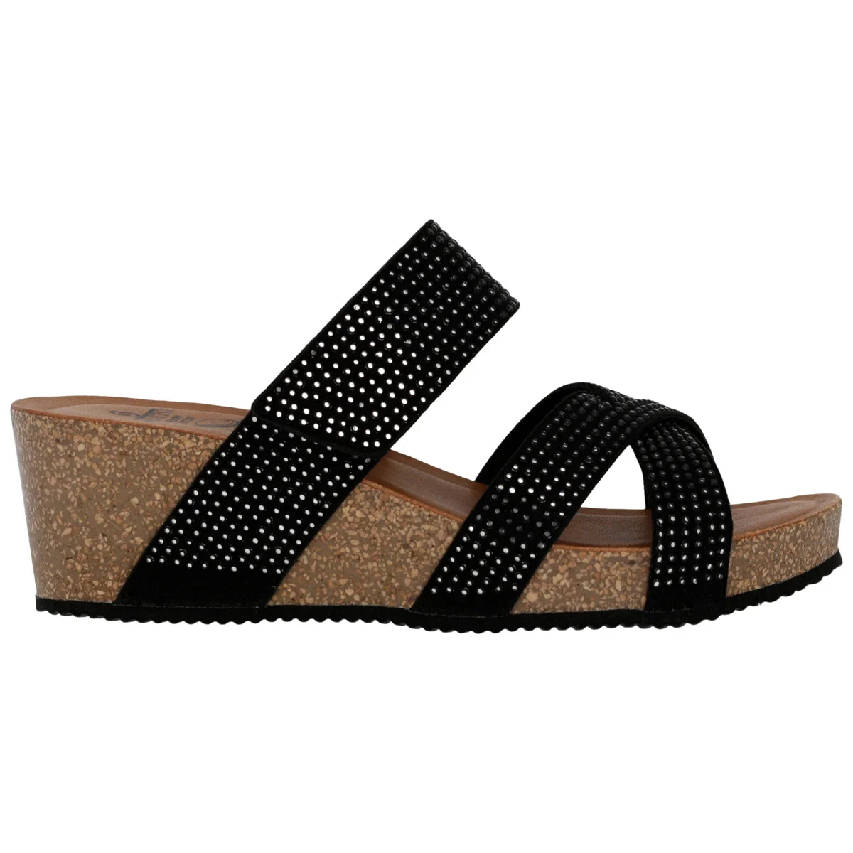 Ciabatta Sabatini Diamond 4360 Nero – vista laterale destra su sfondo bianco