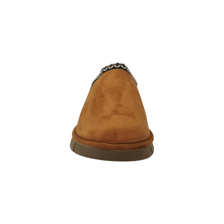 Pantofola Melluso Walk PD533Q Camel, vista frontale