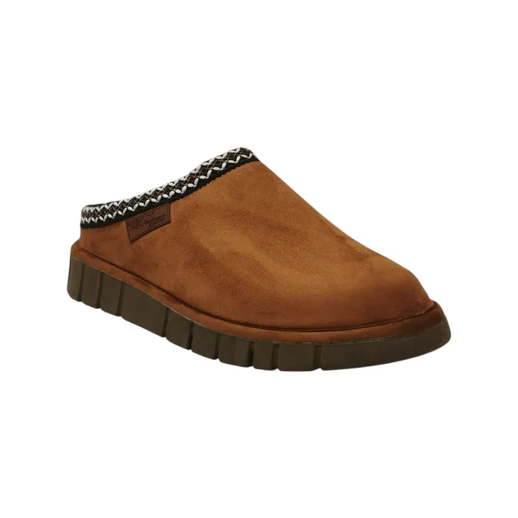 Pantofola Melluso Walk PD533Q Camel, vista di tre quarti