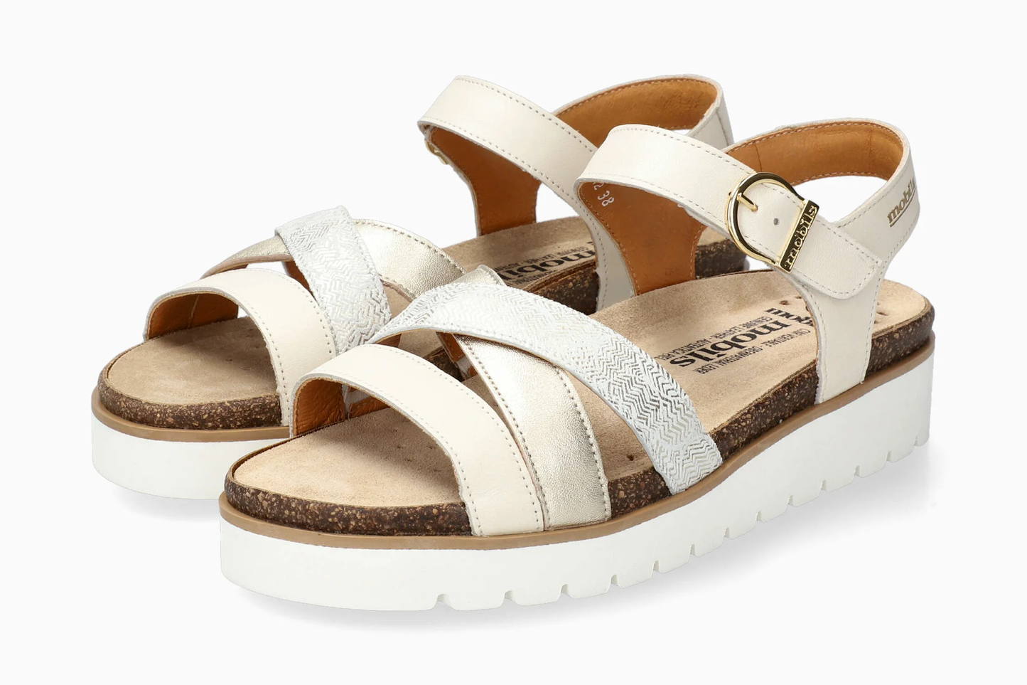 Sandalo Mephisto Mobils Thina OFF WHITE