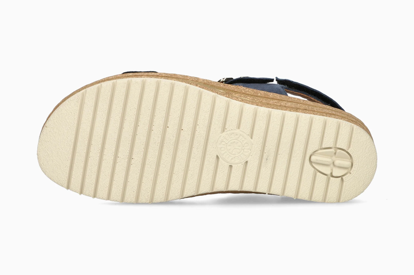 Mephisto MOBILS Rory – Sandalo Donna Blu in Pelle con Zeppa e Plantare Estraibile