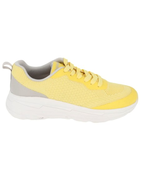 Hergos H3800 sneaker donna giallo grigio - vista suola