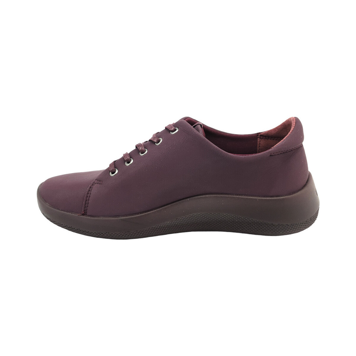 Sneaker donna bordeaux Arcopedico Daintree, vista laterale interna