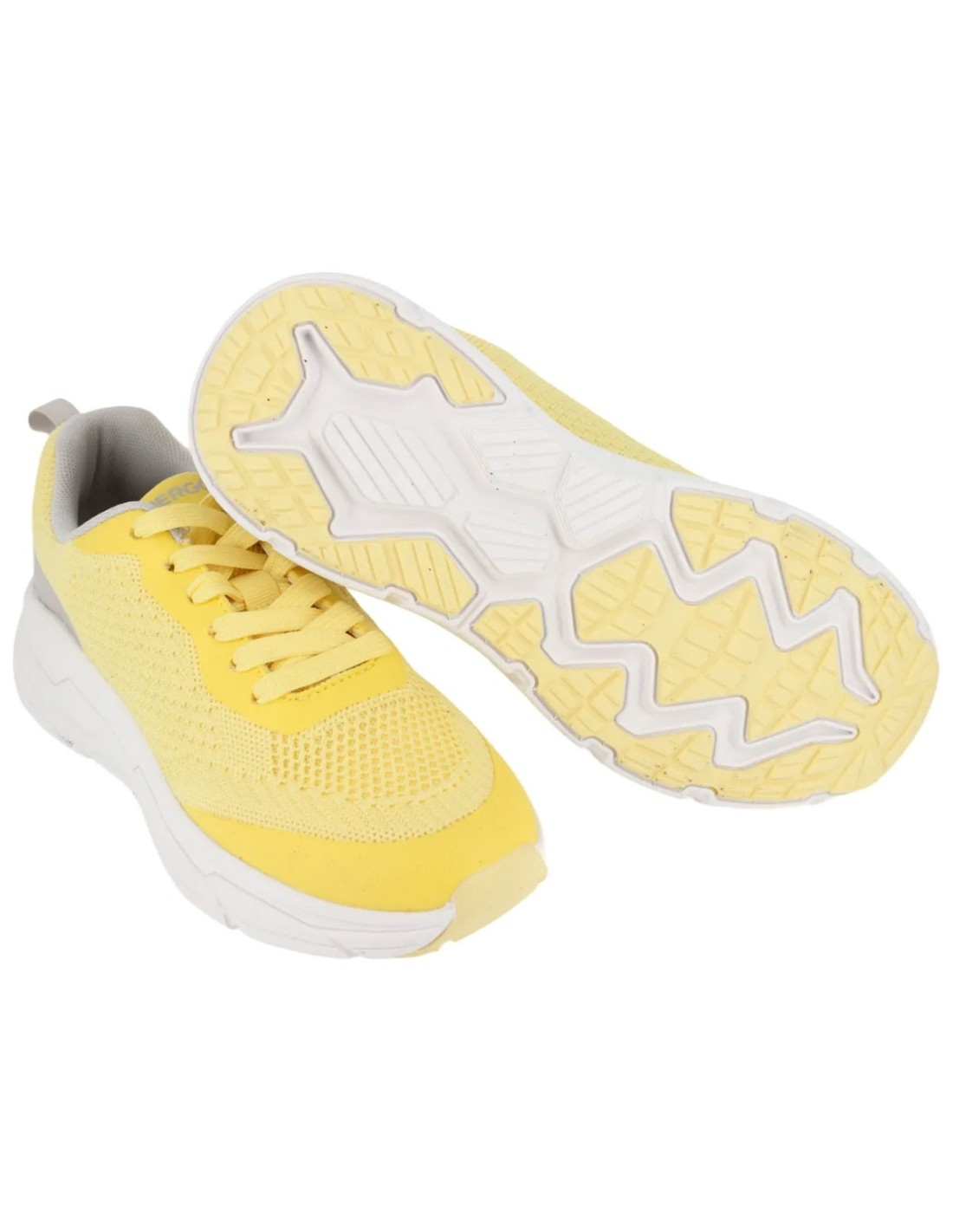 Hergos H3800 sneaker donna giallo grigio - vista laterale sinistra