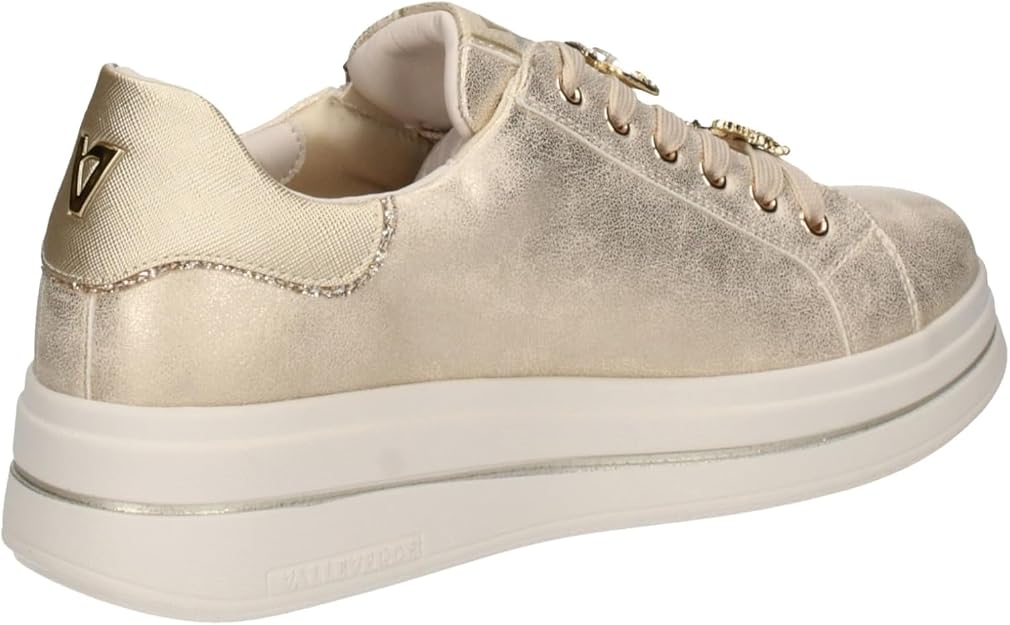 Sneaker Valleverde Gold 35492B, vista posteriore e laterale
