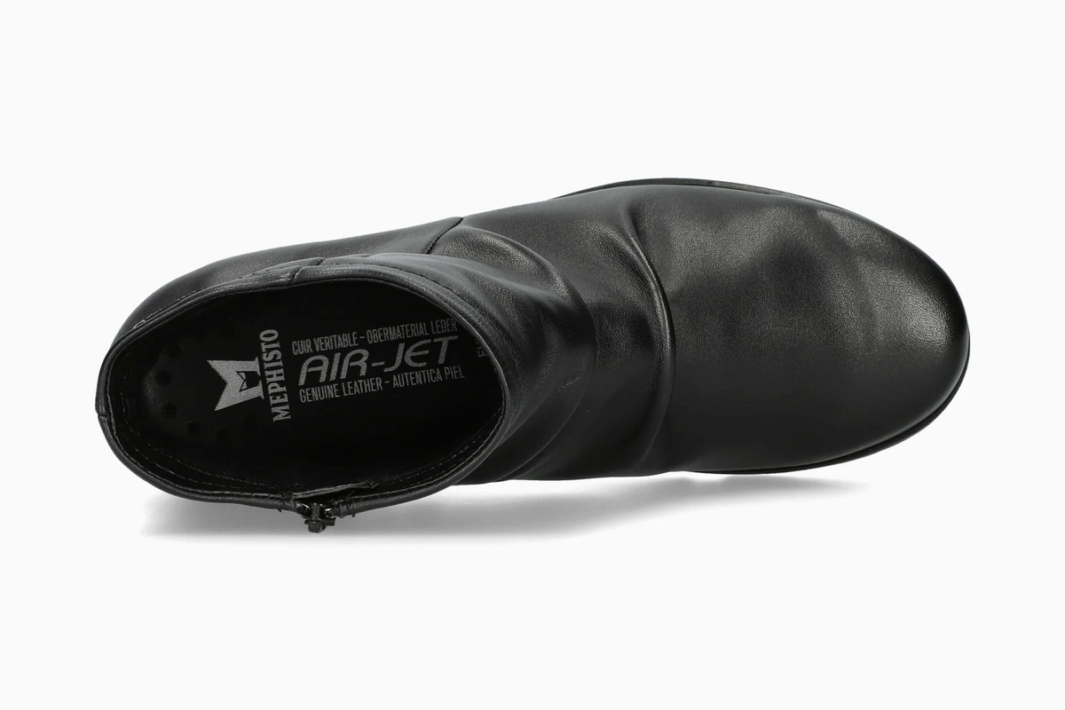 Stivaletto donna Mephisto Rezia nero con soletta Soft-Air, vista dall’alto