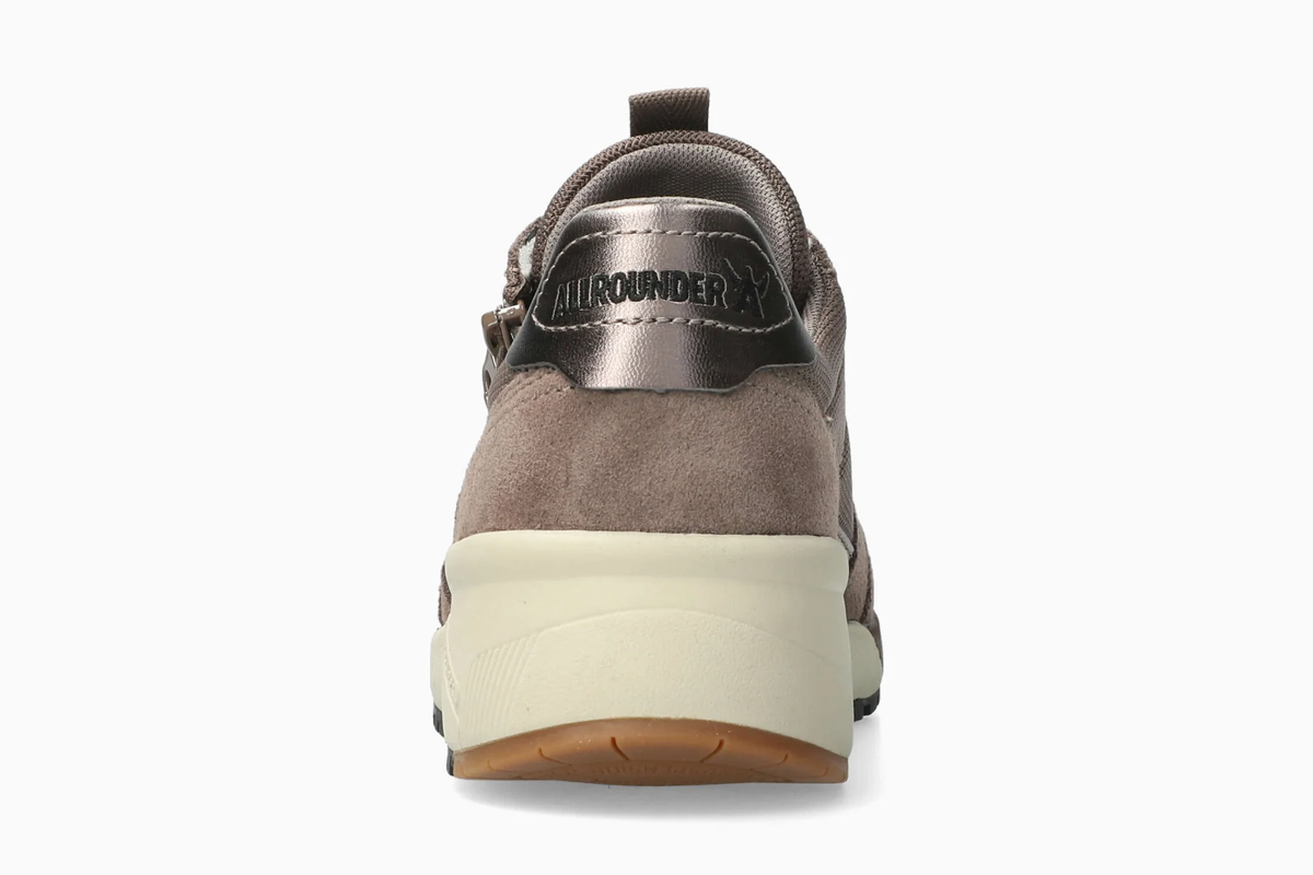 Sneaker donna Allrounder Venice Dark Taupe, vista posteriore