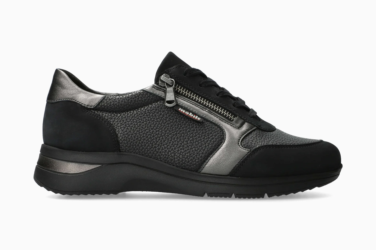 Sneaker donna Mobils by Mephisto Millena nera, vista laterale