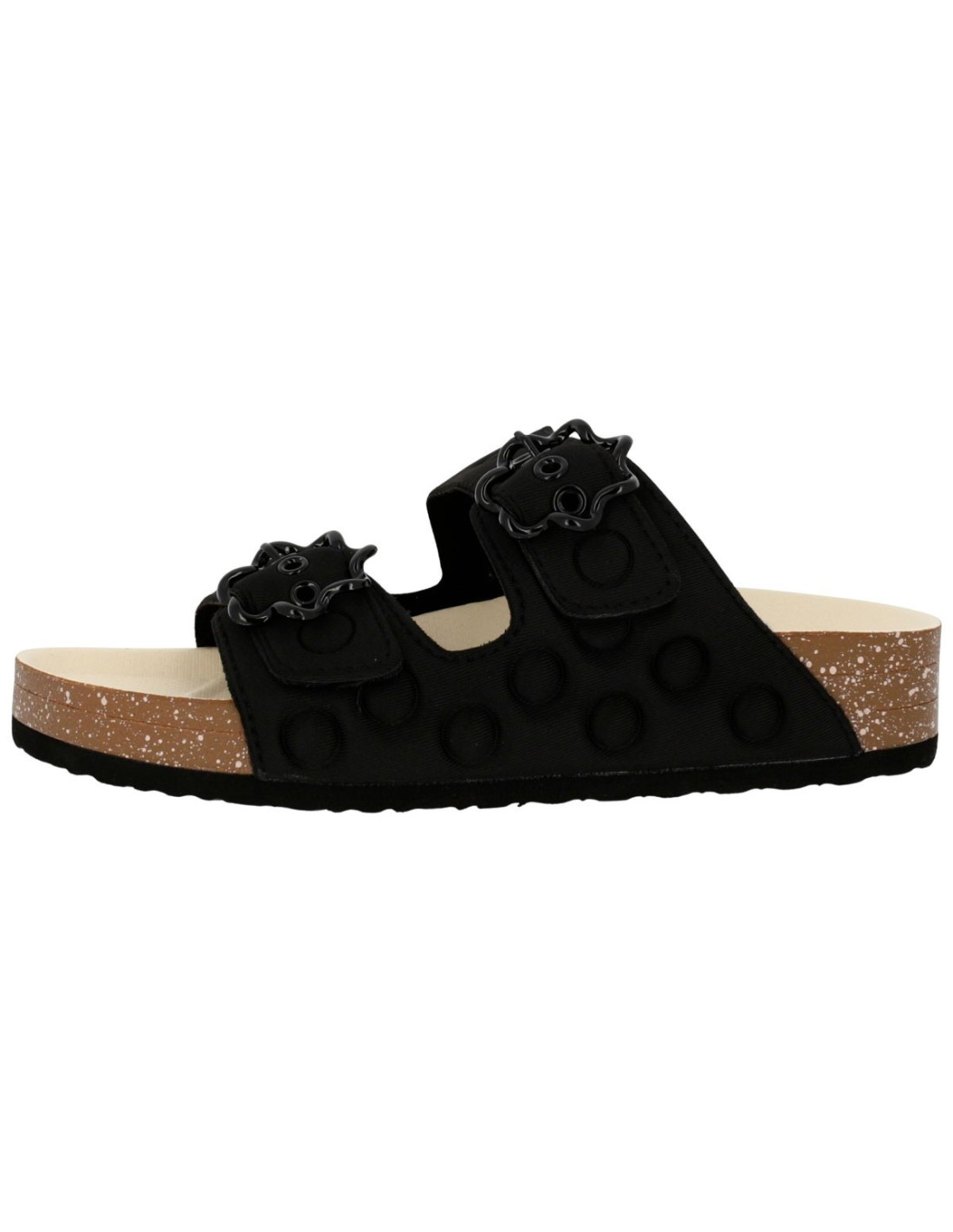 Ciabatte Sabatini donna nero doppio velcro – Memory Foam