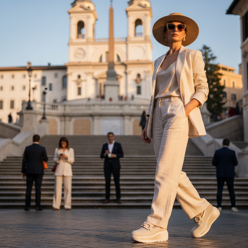 Mocassino Callaghan Nabuk - Piazza di Spagna Roma
