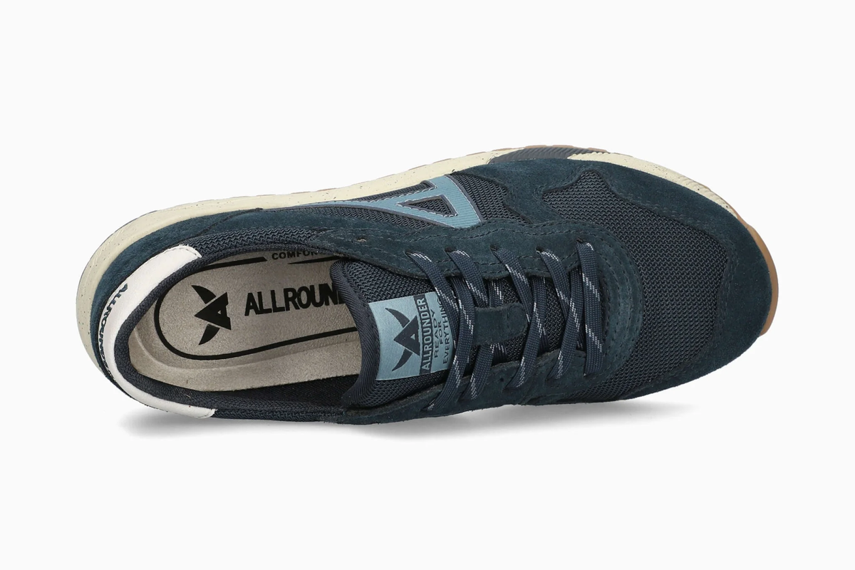 Sneaker donna Allrounder Vitesse2 blu navy con lacci, vista dall’alto