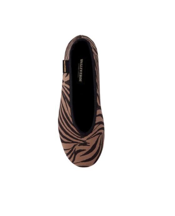 Pantofola Zebra Valleverde da donna, vista dall'alto