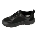 Sneaker Donna Hergos Hong Kong – Ultraleggera Tessuto Nero | Suola Ergonomica