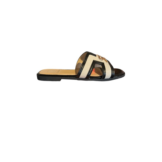 Renato Balestra - Ciabatta Donna Con Fascia Larga Nero