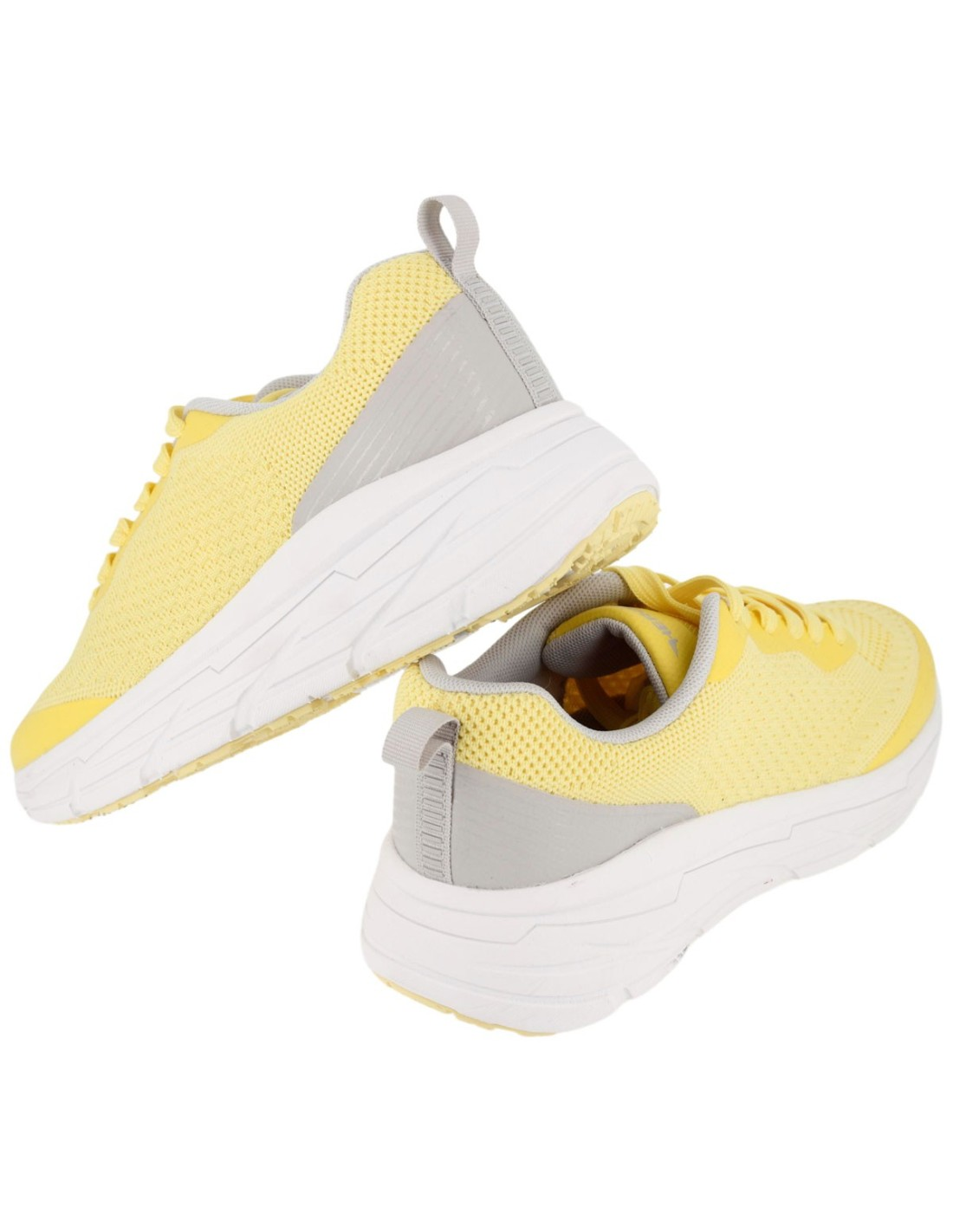 Hergos H3800 sneaker donna giallo grigio - vista laterale destra