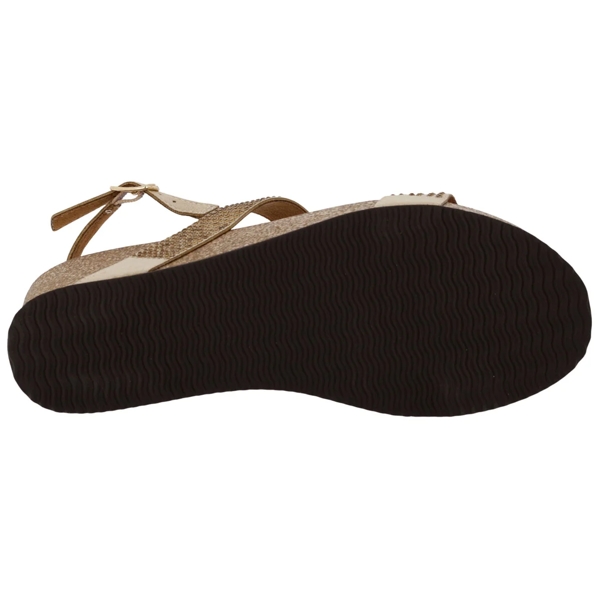 Sandalo Sabatini Diamond 4361 Beige – vista suola in gomma